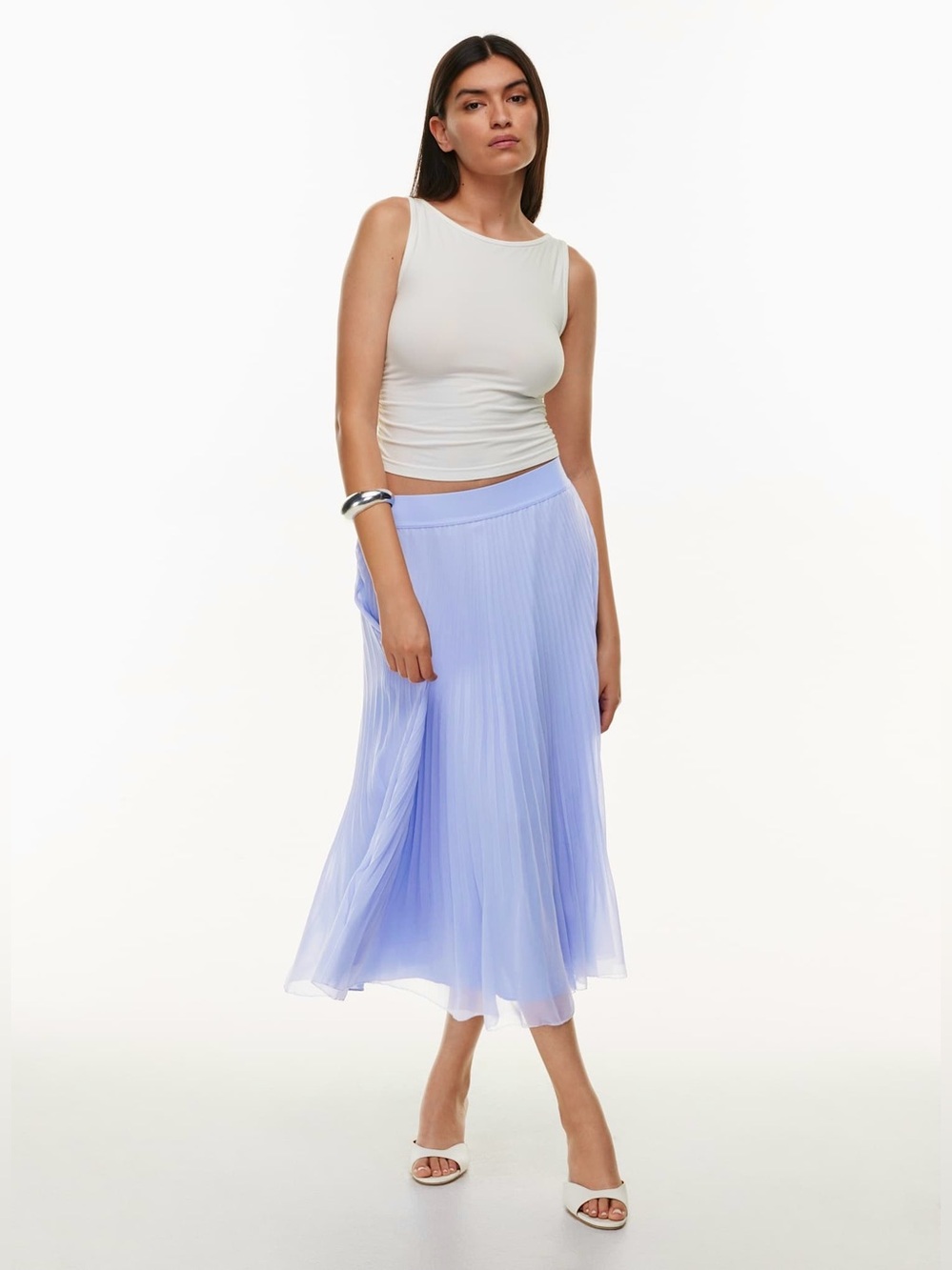 Aritzia Wilfred Twirl Pleated Skirt